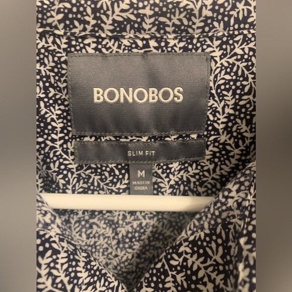 Bonobos Button down shirt for men size M slim fit - Picture 3 of 4